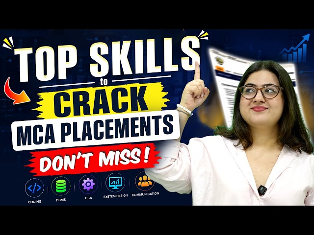🔥 Top Skills Every MCA Student Should Learn | Crack MCA Placements in 2026 #mca #placements