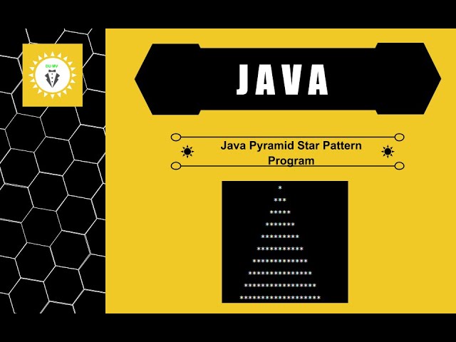 DUMV - Java Pyramid Star Pattern Program - Using While Loop