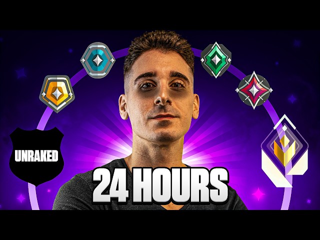From UNRANKED to RADIANT in JUST 24 Hours 🏆 Valorant