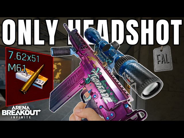 SHOOTING ONLY HEADSHOTS WITH SCOPED FAL  | Arena Breakout Infinite