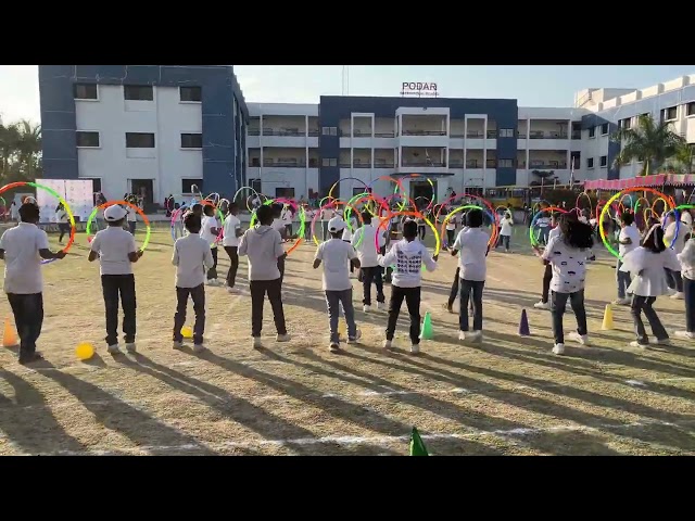 Podar International School Dharashiv Annual Sports Day Performance of Grade 6
