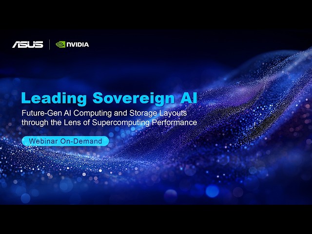 Leading Sovereign AI: Future Computing & Storage layout for Supercomputing | ASUS