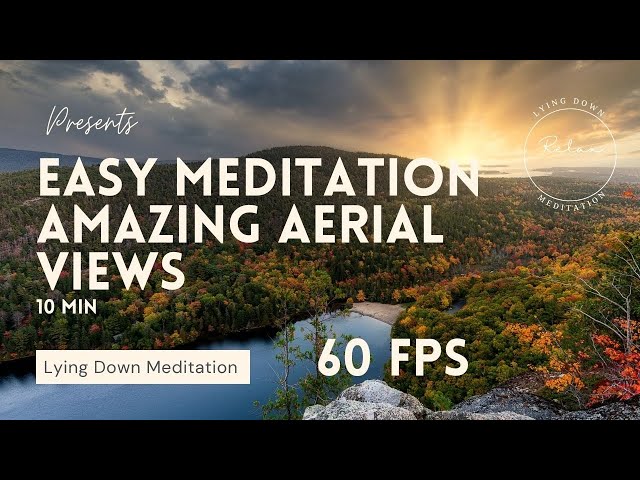 Aerial Forest Footage From Above | Amazing Antidepressants Music 60 FPS #01
