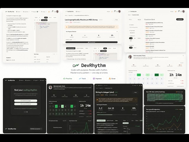 DevRhythm: The Ultimate DSA Practice Platform | Coding Sheets, Progress Tracking & LeetCode Integra