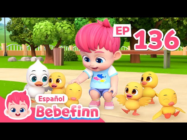 🦆Cinco Patitos | EP 136 | Canciones Infantiles | Bebefinn en español