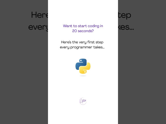 Start Coding in 2026 in 20 Seconds 🚀  #codingforbeginners #learntocode