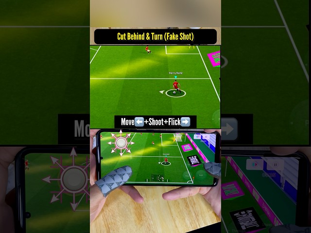 Tutorial skill Cut Behind and Turn “Fake Shot” and Cross 🔥🔥🔥 #efootball2026 #efootball