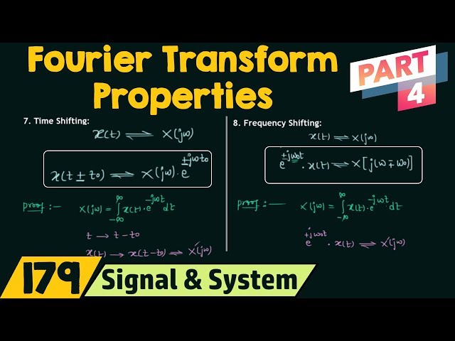 Properties of Fourier Transform (Part 4)