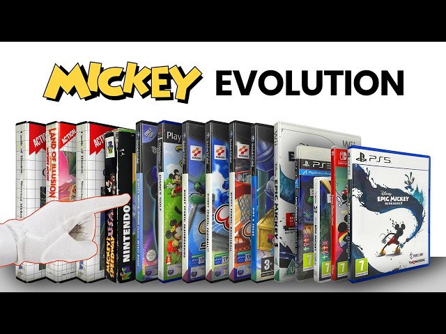 Evolution of Mickey Mouse Games (1990-2026)