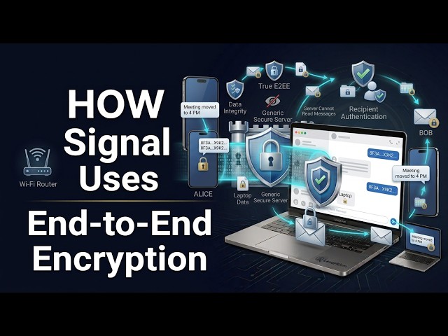 How Signal Uses End-to-End Encryption | The Signal Protocol Explained