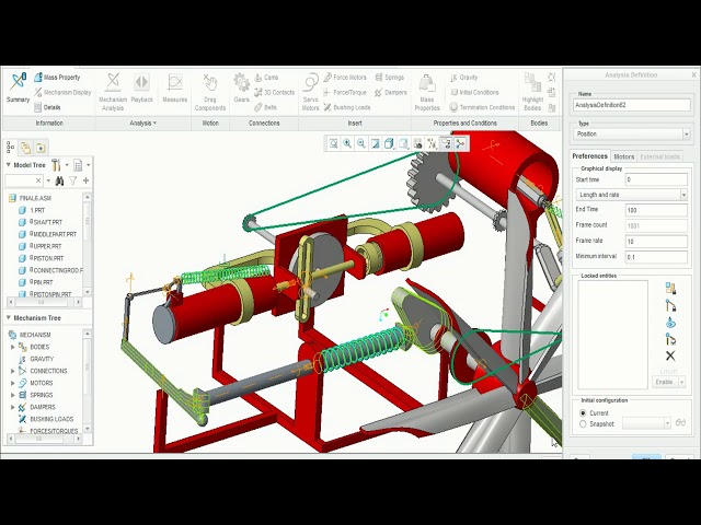 Creo Mechanisms ! Creo Simulation ! Design Solution ! Mechanical Design