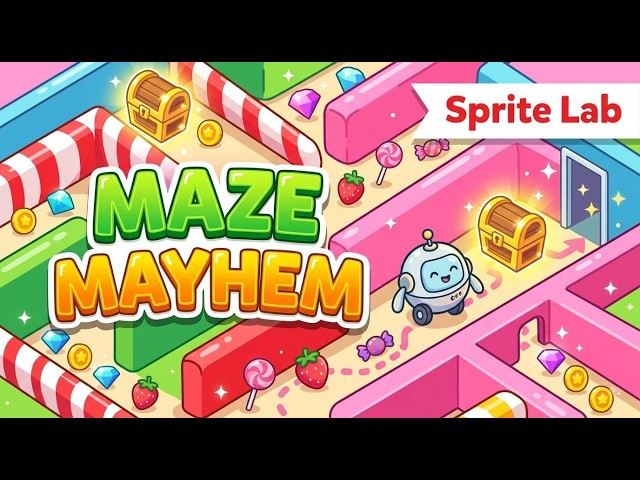 Maze Mayhem: Collect Treasures & Escape! | Kids Coding