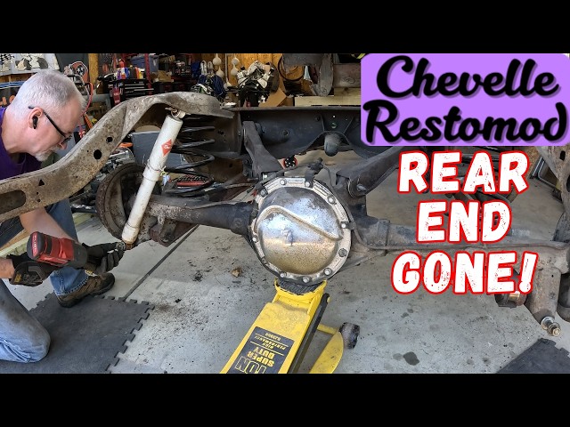 How to Remove Rear End & Brake Lines - 1970 Chevelle Restomod Build Ep 38