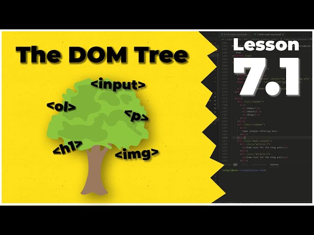 HTML + JavaScript === the DOM (Document Object Model)