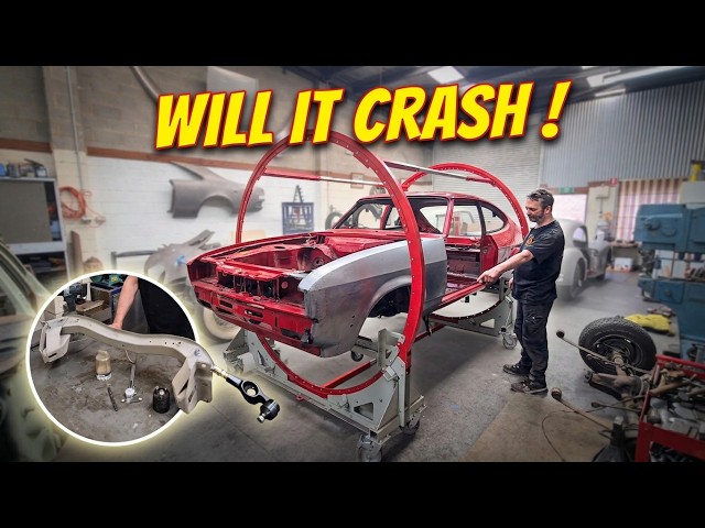 How to Mount a Car on a Rotisserie (Plus A Heavy Duty Suspension Upgrade for our Mk3 Ford Capri).