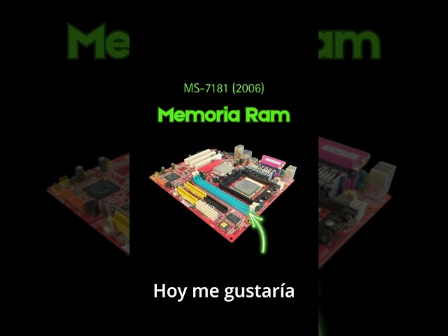 MEMORIA RAM  MS-7181💾 Te cuento sus secretos🧐