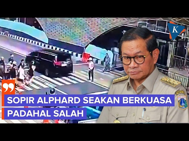Pramono Urges Sanctions for Arrogant Alphard Driver