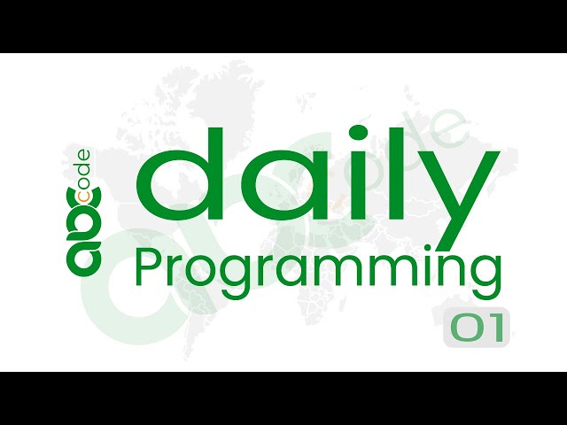 daily Programming with ABC code
