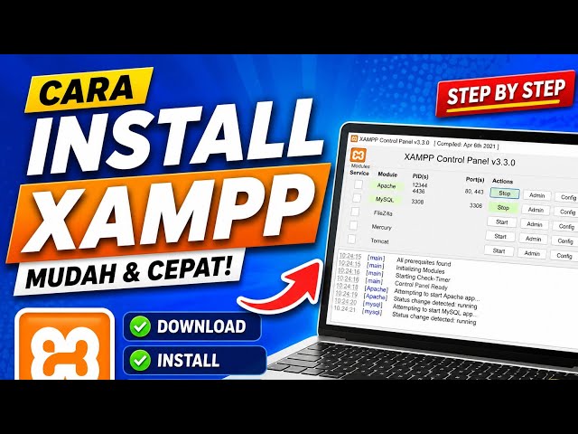 Cara Install XAMPP Terbaru 2026 di Windows | Panduan Lengkap untuk Pemula