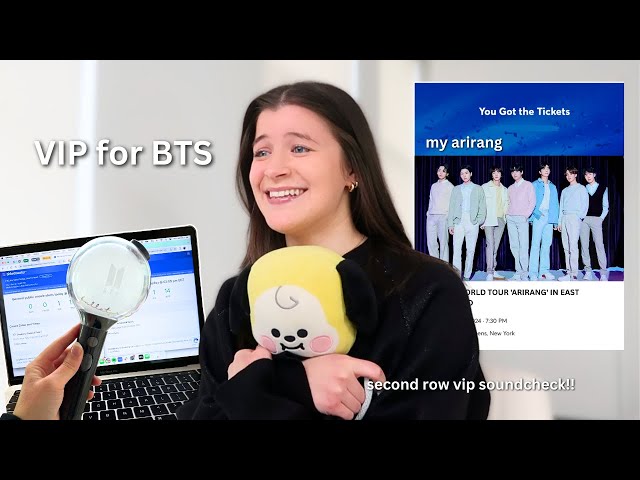WE GOT VIP FOR BTS | ultimate 'ARIRANG' tour ticketing vlog *jersey, baltimore, vegas, la* army vlog