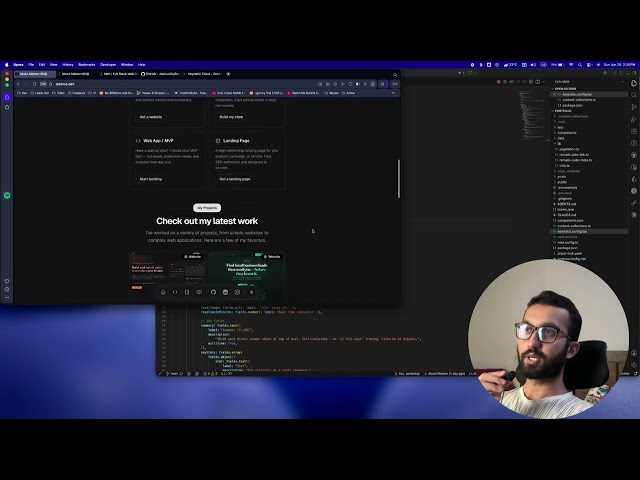 NextJS Portfolio Website Build (Keystatic + MDX Blog + GitHub Comments) #coding #programming #saas