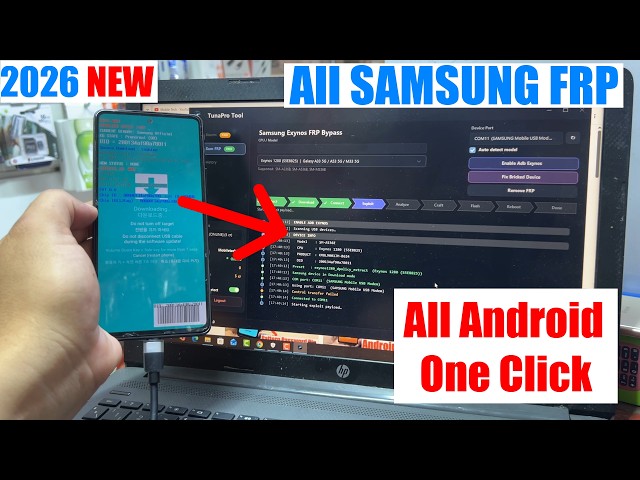 Samsung FRP Bypass 2026 | Samsung FRP Unlock Android 15/16 | Samsung Google Account Remove, FRP Tool