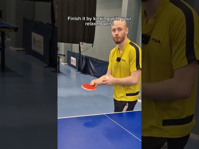 How to humiliate your friends with the ghost serve #pingpong #tabletennis