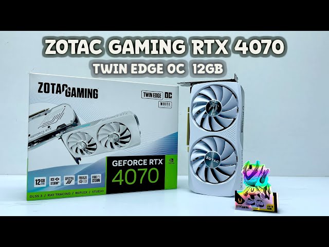 ZOTAC GAMING GeForce RTX 4070 Twin Edge OC White Edition