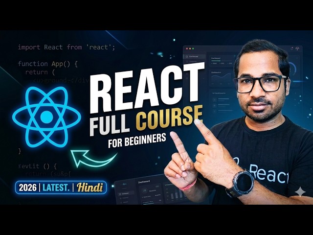 React JS Roadmap 2026 🔥 Beginner to Job Ready | React Tutorial for Beginners #1