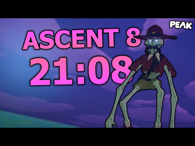 PEAK Speedrun (21:08) - ASCENT 8 Solo "True Ending"