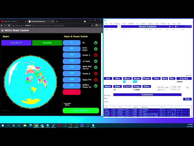 Node Red rotor flow with N1MM+ and AC Log integration
