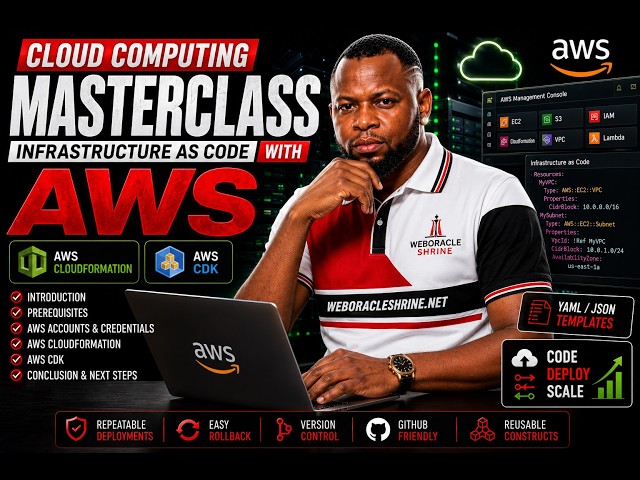 Cloud Computing Masterclass | Infrastructure as Code with AWS CloudFormation & CDK (Beginner to Pro)