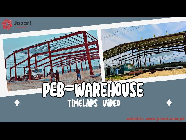 Time laps Video for Shed Installation, Pre-Engineered Building Warehouse