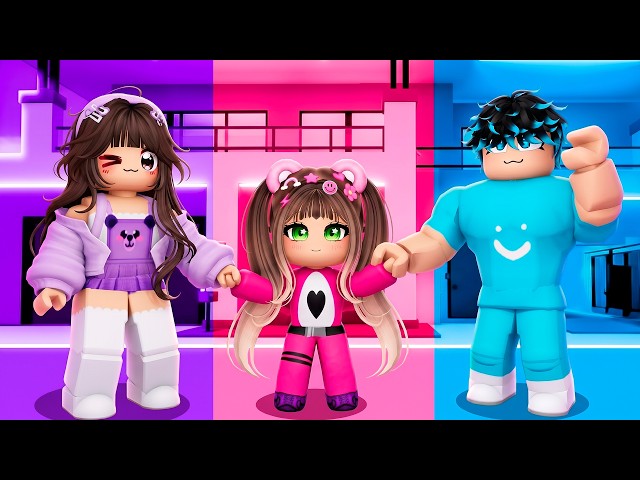 Me ADOPTA una FAMILIA de UN Solo COLOR en Roblox
