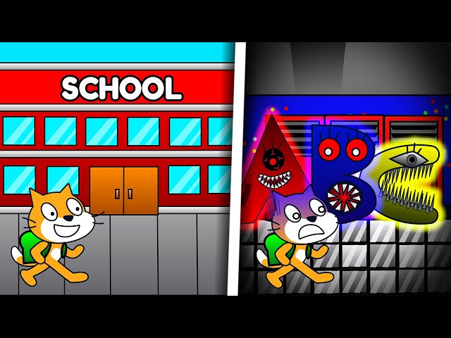 I Made A School Horror Game On Scratch..