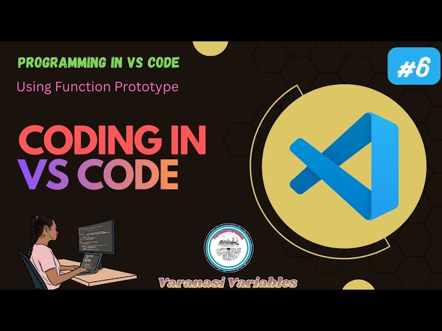 C Program using Function Prototype in VS Code | #6 | #c #program 