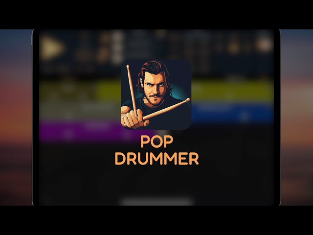 Pop Drummer is now available for iPad and iPhone with AUv3