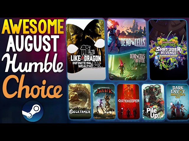 ABSOLUTELY AWESOME NEW HUMBLE CHOICE LIVE NOW - TONS OF GREAT STEAM GAMES SUPER CHEAP!