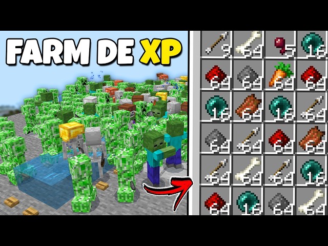 BEST MOB TRAP AND XP FARM in Minecraft Bedrock & Java 1.21+!