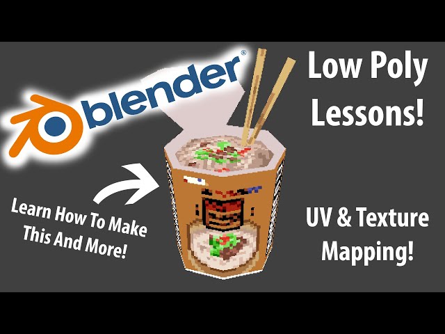 Low Poly With Blender: Tutorial 2 - UV and Texture Mapping