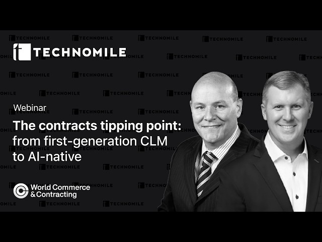 The contracts tipping point: from first-generation CLM to AI-native