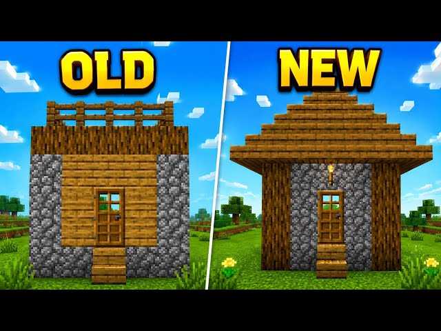 Minecraft OLD vs NEW House Tutorial 🔥 | Easy Minecraft Builds
