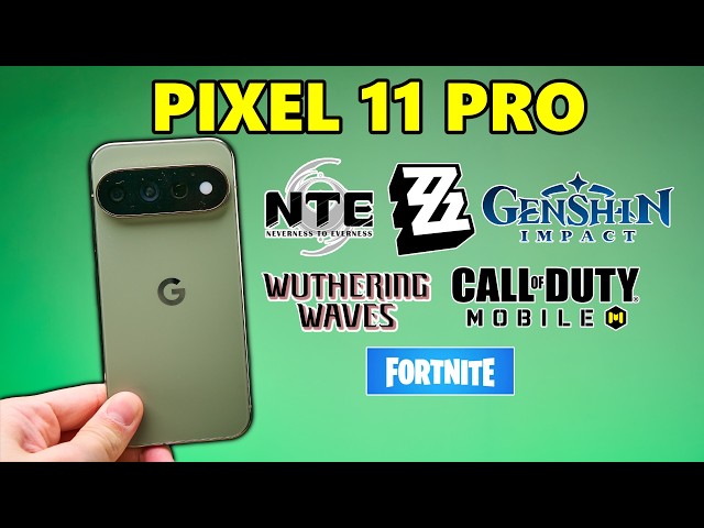 Gaming test - Google Pixel 11 Pro with Tensor G6!