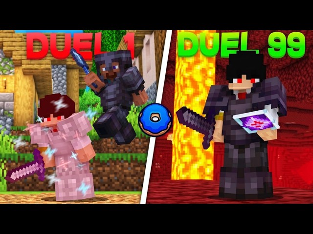 I played 100 duels on the Donut SMP Again