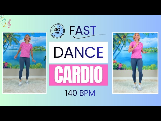 40 Minute Fast Cardio Workout for Weight Loss 🔥 Low Impact Step to the Beat