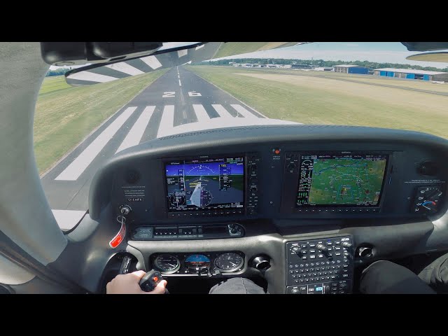 FULL Flight in the Cirrus SR20 | Challenging Touch & Gos | POV Camera