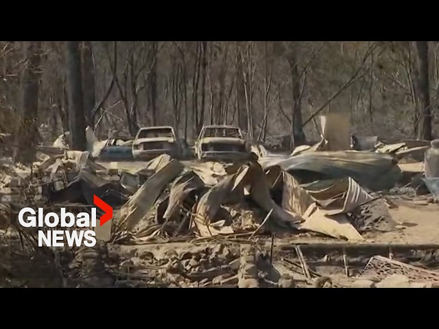 BC Bradley Creek wildfire wipes out rows of homes along lakefronts