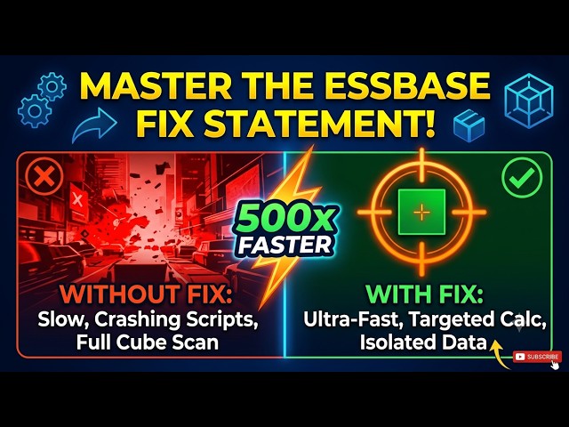 Stop Crashing Your Cubes! Master the Essbase FIX Statement 🛑