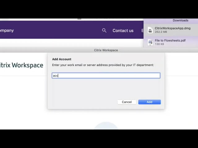Citrix From Home on a MAC
