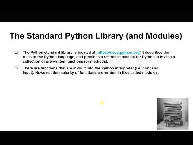 The Python Standard Library